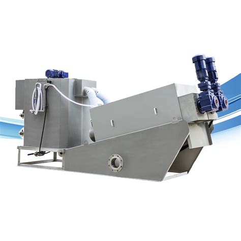 Mds Sludge Dewatering Domestic Sewage Treatment Plant - China Multi Disc Press and Screw Press ...