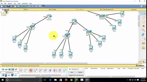 perturbación Leonardoda Bourgeon 1 router 3 switches packet tracer ...