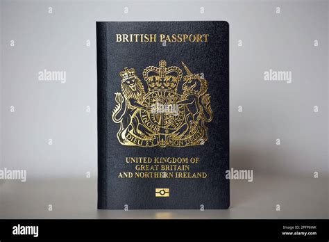 Front Cover of British Passport Stock Photo - Alamy