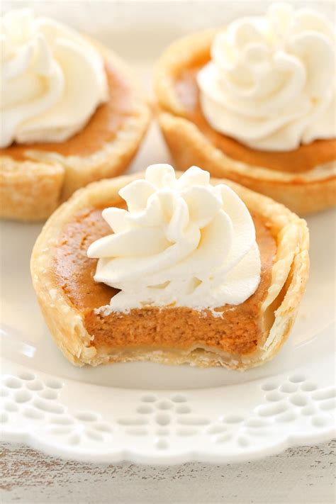 Mini Pumpkin Pies - Live Well Bake Often