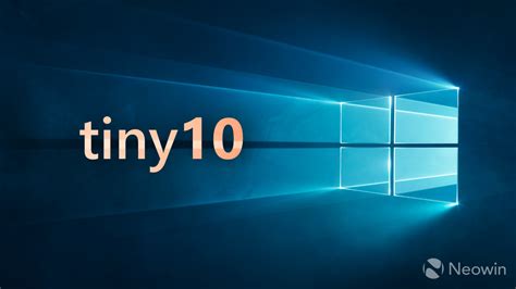 Tiny10 23H2 is out—a lightweight and modern Windows 10 with multiple improvements - Software ...