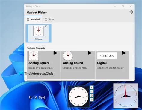 Best free Desktop Clock widgets for Windows 11/10