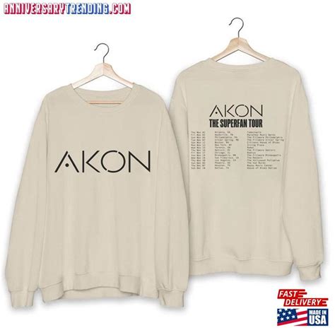 Akon The Superfan Tour 2023 Shirt Fan Concert Sweatshirt Unisex ...