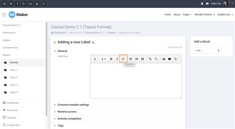 How to make Moodle course templates available to your teachers