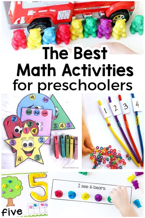 Preschool Math Activities that are Super Fun!