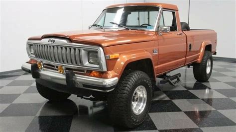 classic vintage chrome j10 jeep pickup 4x4 4.2 liter 3-speed auto transmission c for sale - Jeep ...