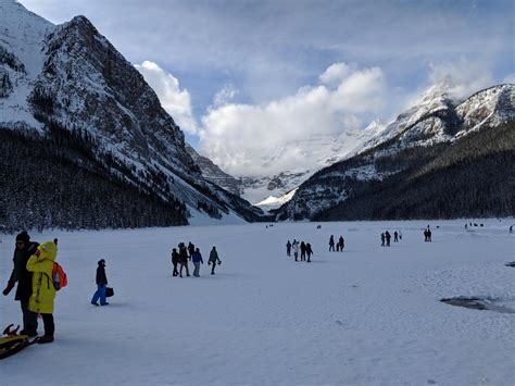 Frozen Lake Louise, Alberta. Canada : r/NationalPark