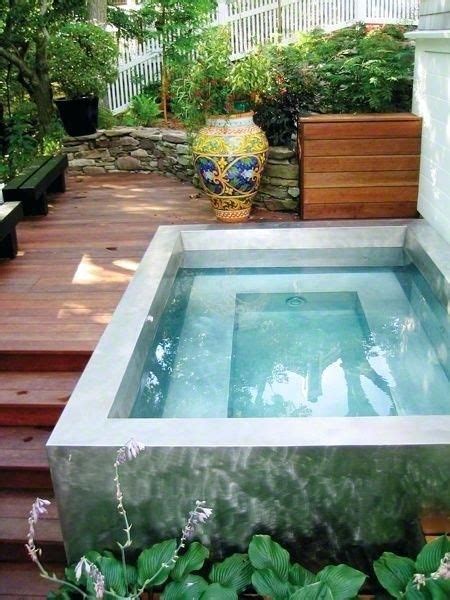 above ground plunge pool best plunge pool ideas on small pools spool pool above ground plunge ...