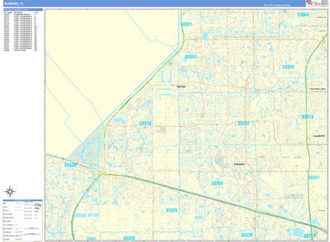 Maps of Sunrise Florida - marketmaps.com