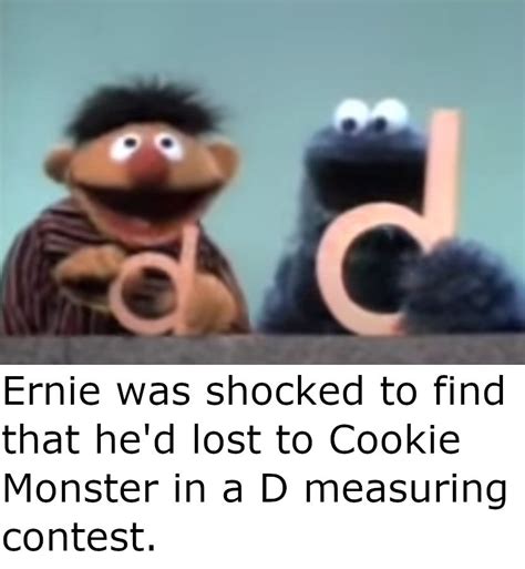 Ernie asked Cookie Monster if he could have some. : r/bertstrips