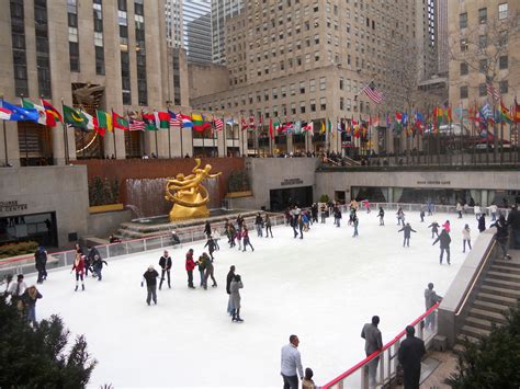 Rockefeller Center Ice Skating Rink Rockefeller Center Ice Skating, Ice ...