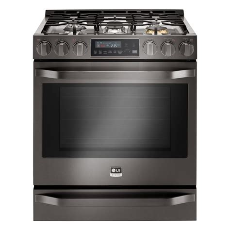 Black Stainless Slide-In Gas Range | For Residential Pros