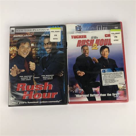 Rush Hour And Rush Hour 2 DVD LOT BRAND NEW SEALED Chris Tucker Jackie ...