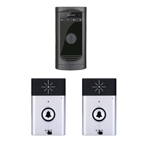 Two Outdoor One Indoor Wireless Intercom Doorbell -in Doorbell from ...