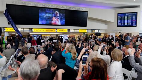 Ohio's Columbus airport renamed for astronaut John Glenn