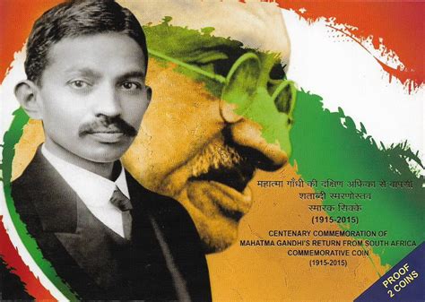 Gandhi's Return from South Africa Proof Set Mumbai Mint