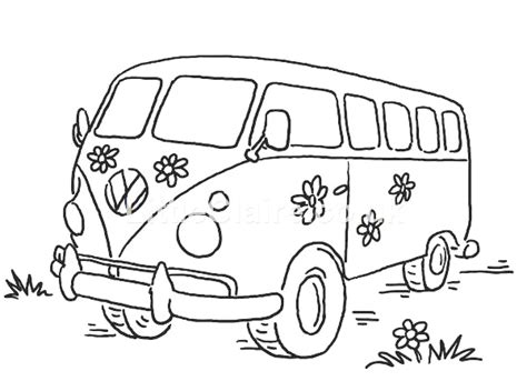 Vw Van Drawing at GetDrawings | Free download