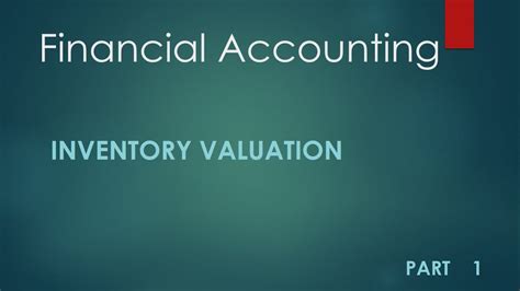 Inventory Valuation - Cost formulas | FIFO | Weighted Average | LIFO | Part 1 | - Lecture # 27 ...