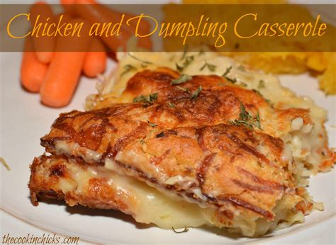 Chicken and Dumpling Casserole - The Cookin Chicks