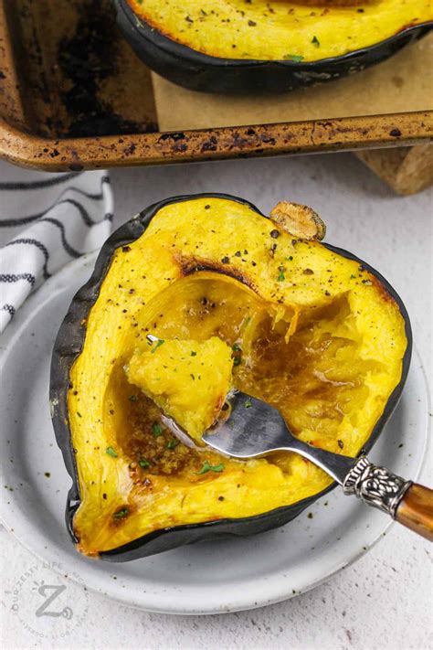 Roasted Acorn Squash (Easy Recipe!) - Our Zesty Life