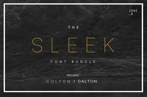 The Sleek Font Bundle | Modern sans serif fonts, Modern sans serif, Font bundles