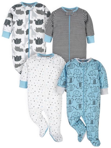 Onesies Brand - Onesies® Brand Newborn Baby Boys Sleep 'N Play Footed ...