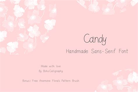 Candy - A handmade sans serif font | Sans Serif Fonts ~ Creative Market