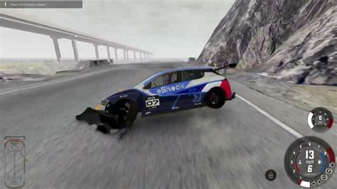 BeamNG More Car Crash with The Crash Hard Map - YouTube