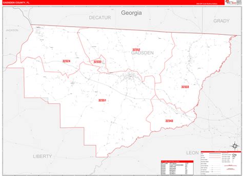 Map Books of Gadsden County Florida - marketmaps.com