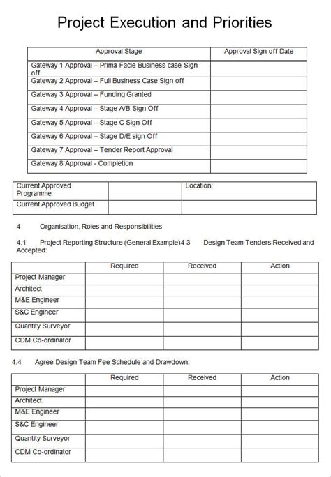 25+ Project Execution Plan Templates - Word, PDF, Excel, Apple Pages ...