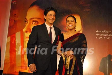 Bollywood actors Shah Rukh Khan and Kajol at "My Name Is Khan Press ...