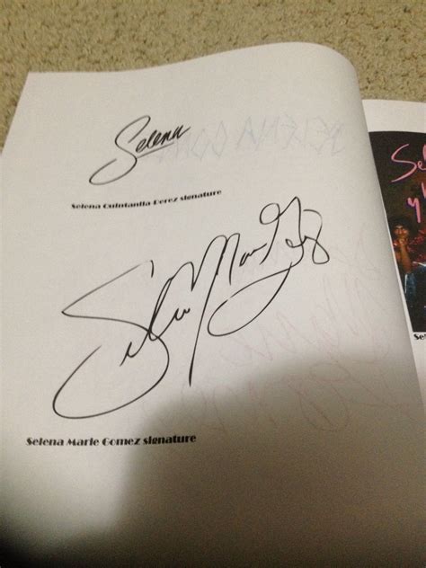 Selena and Selena Gomez's signatures | Selena gomez, Selena, Phone ...