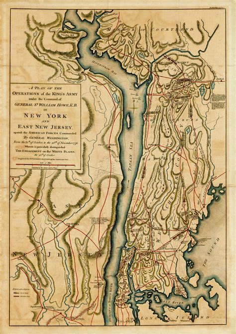 Map of the Battles of Long Island and White Plains, New York, 1776 | Battlemaps.us