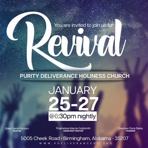 Revival 2023 – Purity Deliverance Holiness Church