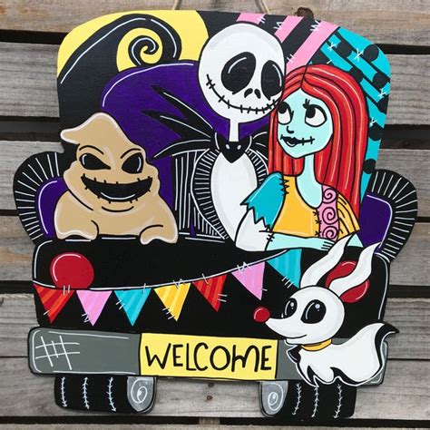 Jack and Sally Doorables - Etsy