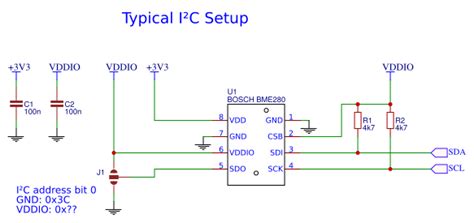 BME280 wiring diagrams - EasyEDA open source hardware lab