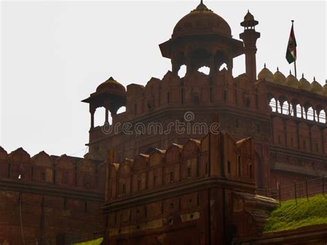 Colourful Old Architecture Inside Red Fort in Delhi India, Famous Red ...