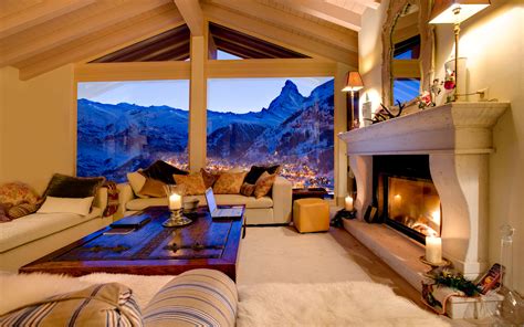 Luxury Ski Chalet With Stupendous View Of The Matterhorn | iDesignArch | Interior Design ...