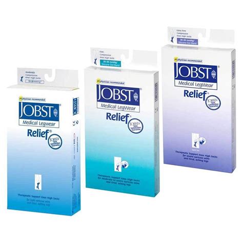 Jobst Relief 30-40 mmHg Knee High X-Large Full Calf Beige - Education, Language, Reference