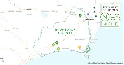 Brunswick County Zip Code Map