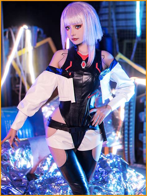 Cyberpunk Edgerunners Lucy Game Anime Cosplay Clothing Halloween - uristeel.com.br