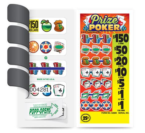 Instant Winners $.50 EZ Pickins Instant Bingo Pull Tabs Sports Bingo Equipment Leisure Sports ...