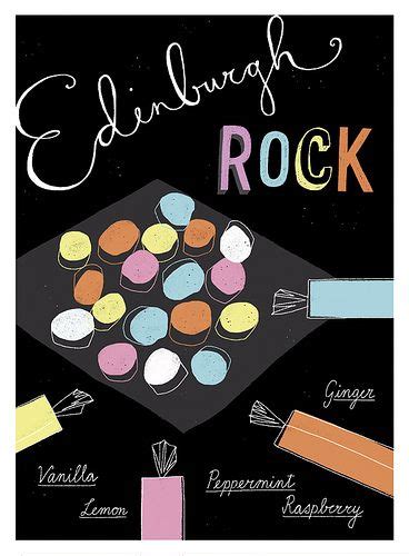 Edinburgh Rock Recipe Card | Edinburgh rock, Rock recipes, Scottish dishes