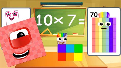 Numberblocks 7 Times Table | Numberblocks Multiplication with 7 | Learn ...