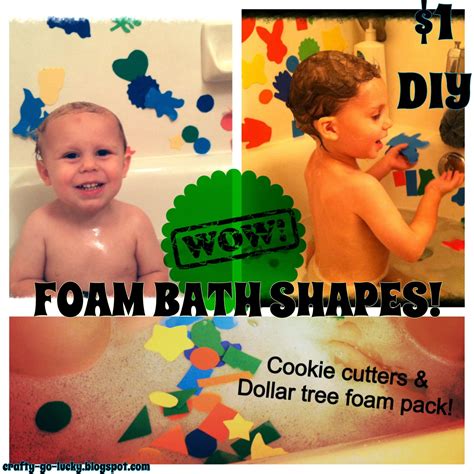 Crafty-Go-Lucky: $1 Foam Bath Shapes (STICKS TO WALLS!)