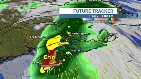 Erin brings heavy rain, gusty winds to the Maritimes through Thursday ...