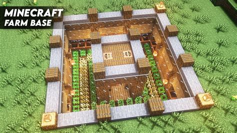 Minecraft: Underground Farm Base Tutorial | How to Build an Underground Farm [WORLD DOWNLOAD ...