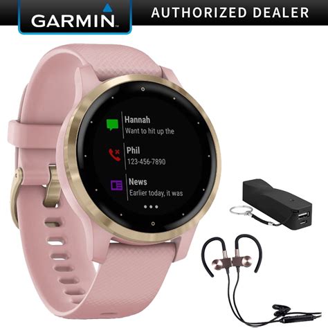 Garmin Vivoactive 4S Smartwatch (010-02172-31) with Wireless Sport Earbuds & More - Walmart.com ...