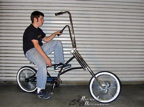 Chopper Bicycles with a lowrider style