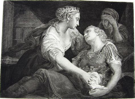 DEATH of MARK ANTONY & CLEOPATRA ~ Original 1886 Antique Art Print ...